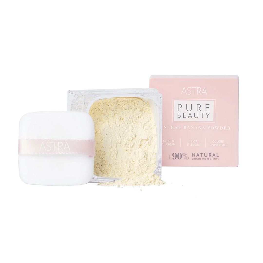 Astra - Pure Beauty Mineral Banana Powder - Cipria Naturale in Polvere Libera
