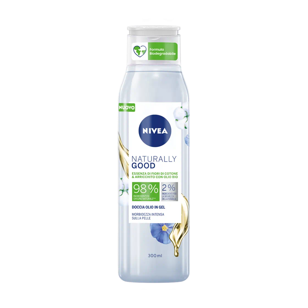 Nivea - Gel Doccia Naturally Good - Fiori di Cotone