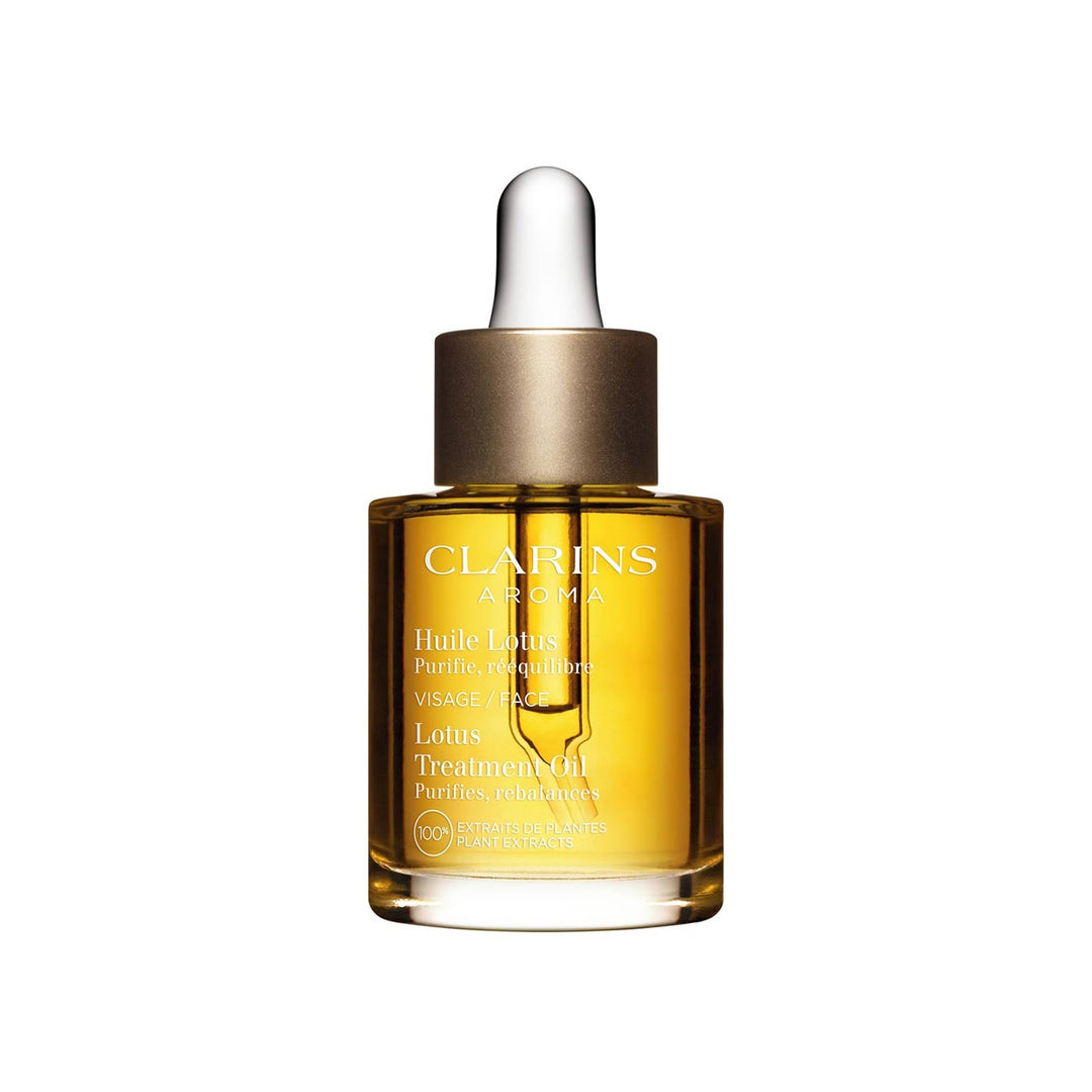 Clarins - Olio Viso Huile Lotus - Pelle Mista o Grassa