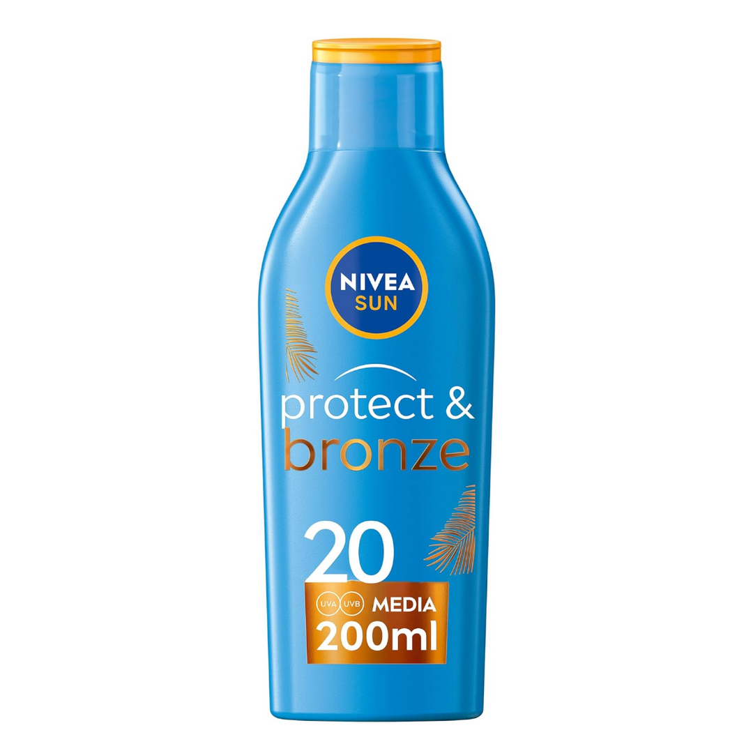 Nivea - Latte Solare Protect & Bronze FP20