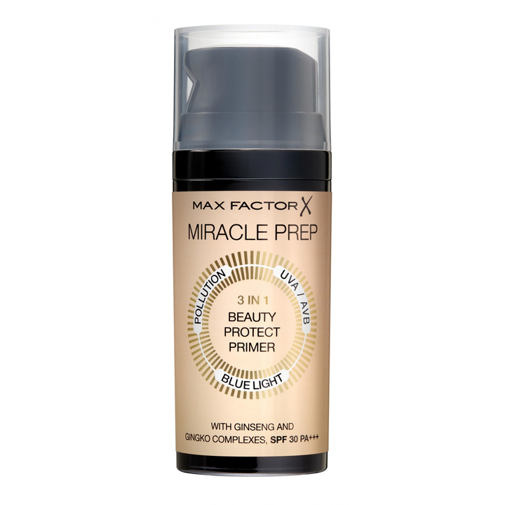 Max Factor - Miracle Prep Primer 3 in 1: Base Protettiva Antismog E Luci Blu