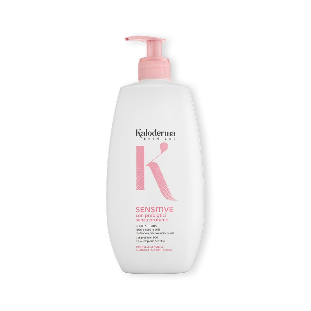 Kaloderma - Fluida Corpo Sensitive con Prebiotici Senza Profumo