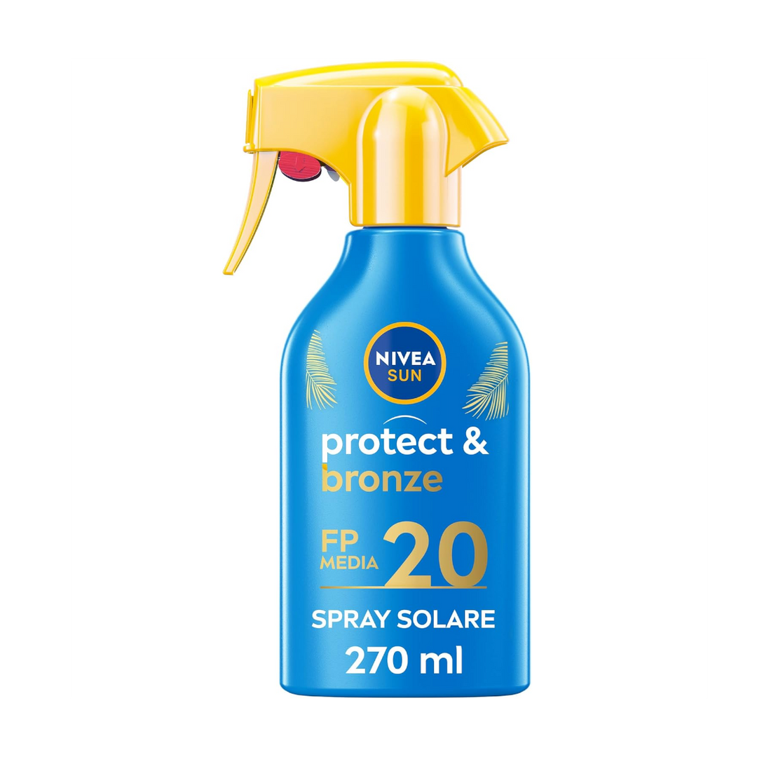 Nivea - Latte Solare Protect & Bronze FP20
