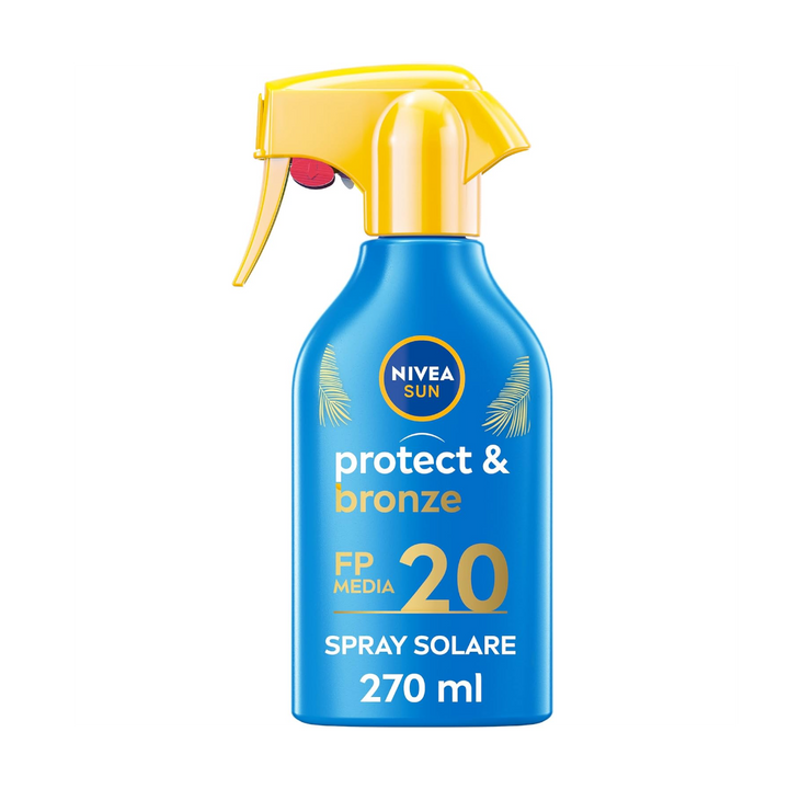 Nivea - Latte Solare Protect & Bronze FP20