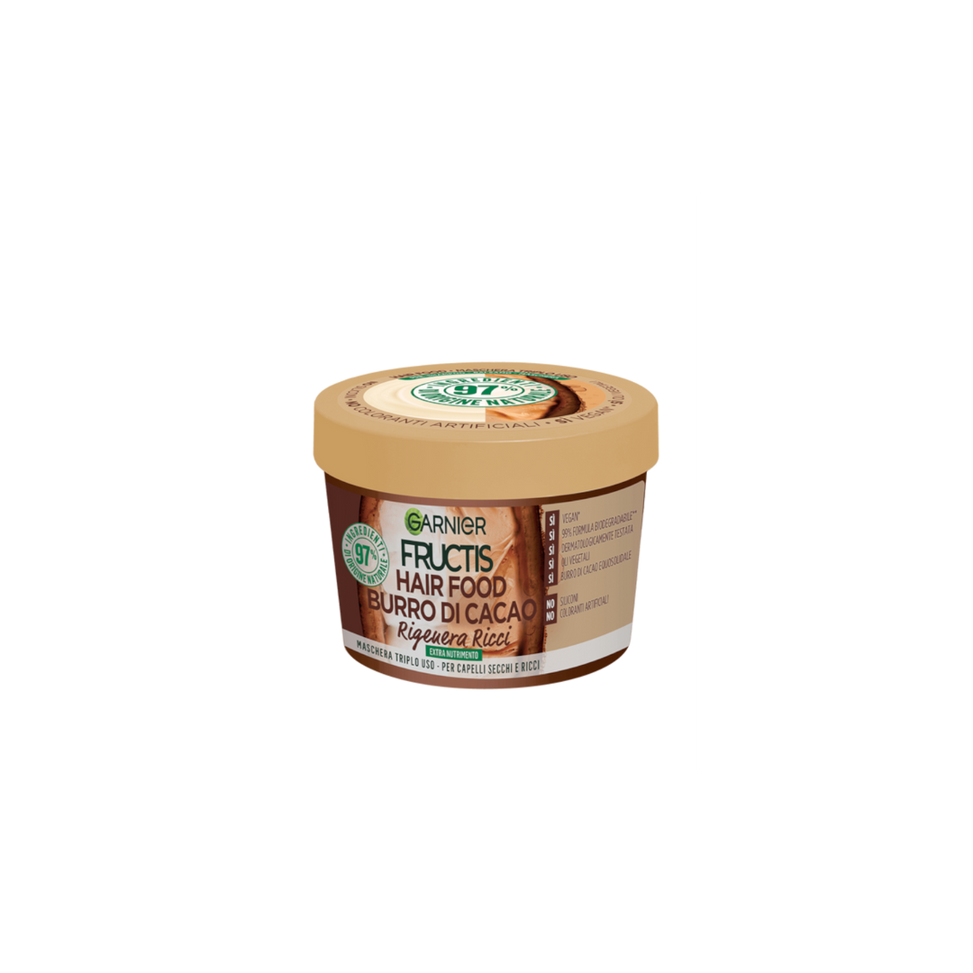 Garnier Fructis - Hair Food Maschera Rigenera Ricci con Burro di Cacao