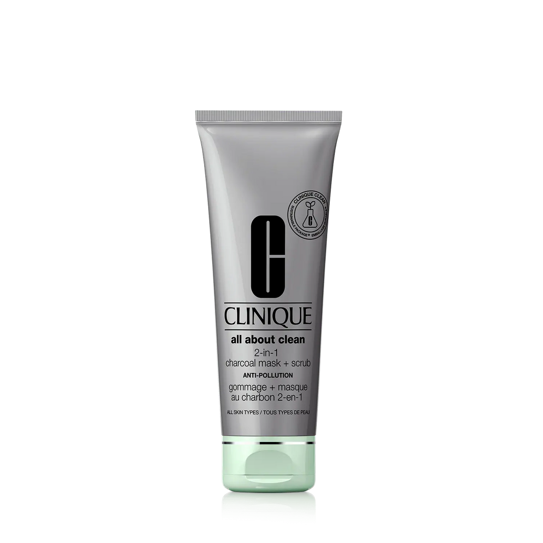 Clinique - All About Clean Charcoal Scrub + Mask Anti-Pollution