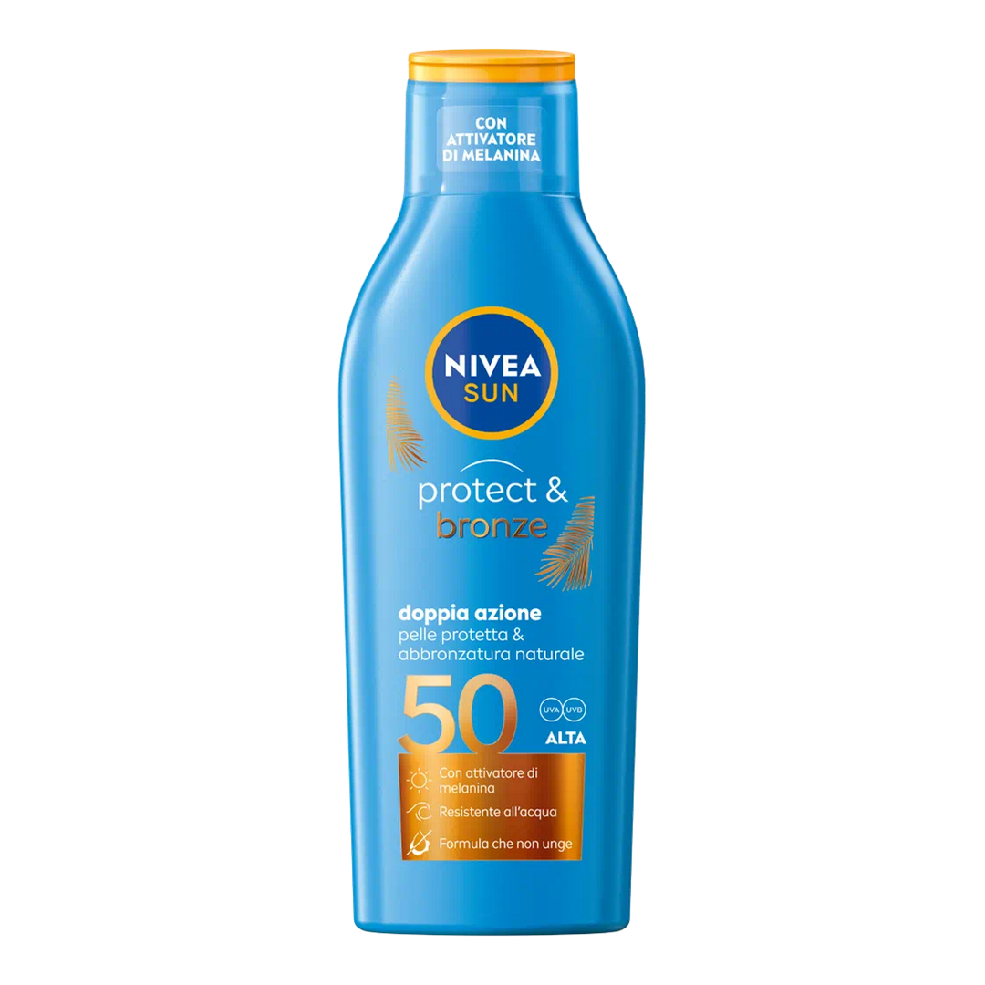 Nivea - Latte Solare Protect & Bronze FP50
