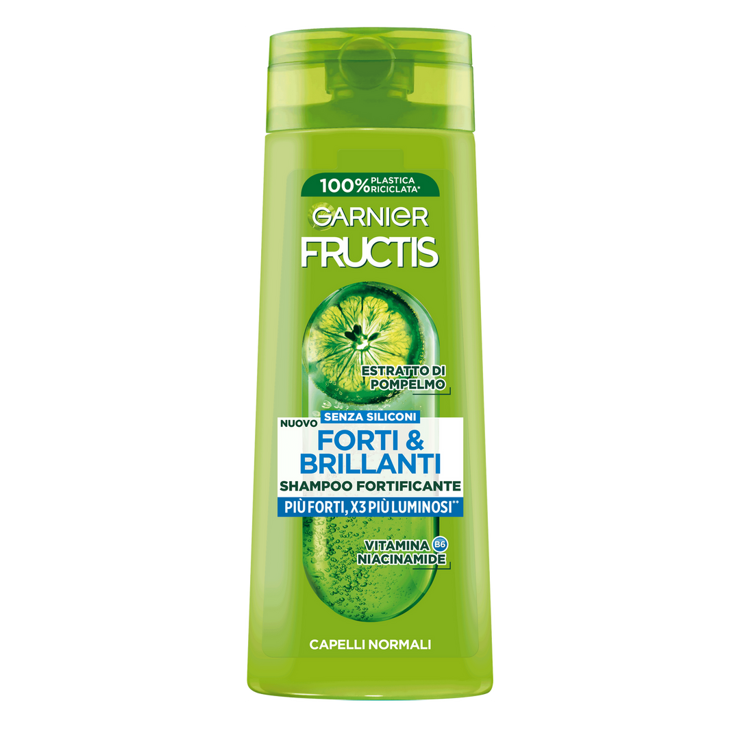 Garnier Fructis - Shampoo Fortificante Forti & Brillanti