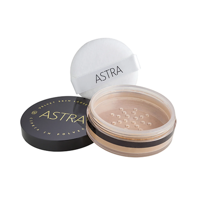 Astra - Velvet Skin Loose Powder - Cipria in Polvere Coprenza Leggera