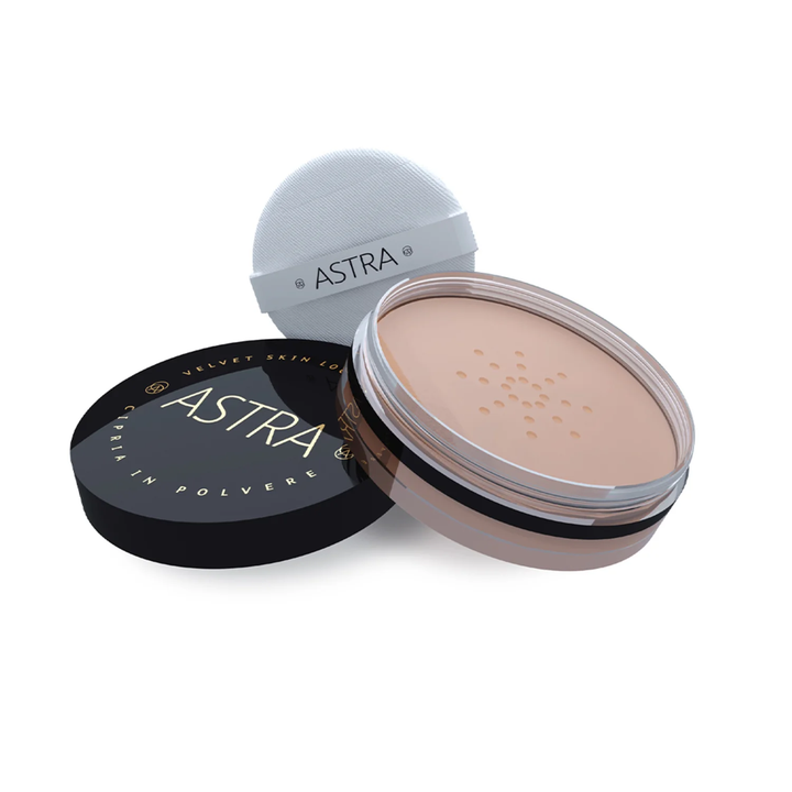 Astra - Velvet Skin Loose Powder - Cipria in Polvere Coprenza Leggera
